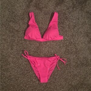 Pink Rhinestone Bikini